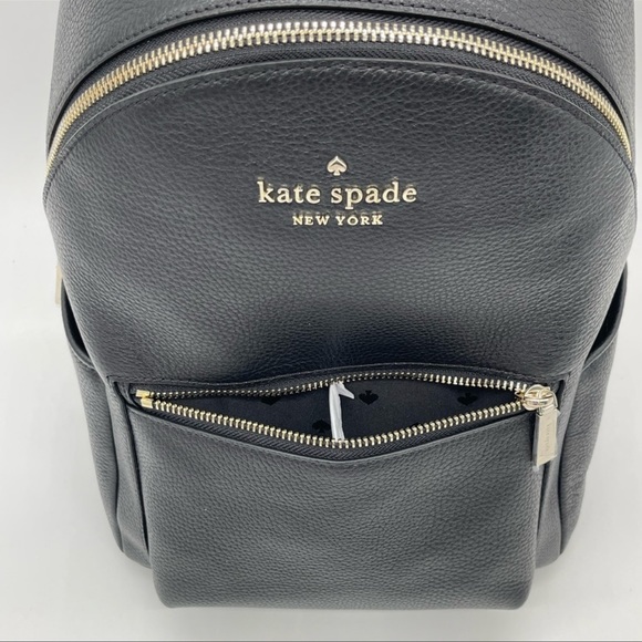 Kate Spade Leila Medium Dome Backpack Leather Black - Picture 10 of 12
